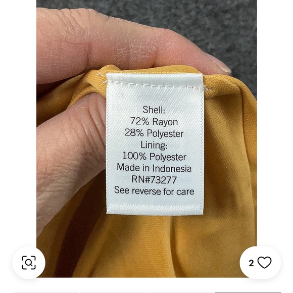 Nine West Orange Fit-and-Flare Sundress - Picture 3 of 3